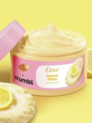 Exfoliante Dove x Crumbl Lemon Glaze