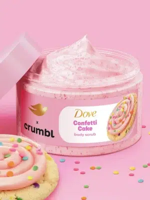 Exfoliante Dove x Crumbl Confetti