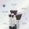 Kit_academy_2 Kit de brochas Academy X 10 Pcs de Lula Beauty, foto 2